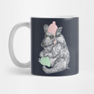 Mr Boar Knit Mug